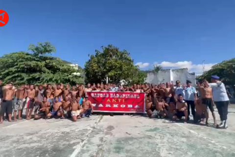 Belasan napi di Lapas Luwuk terpilih jadi anggota satgas narkoba