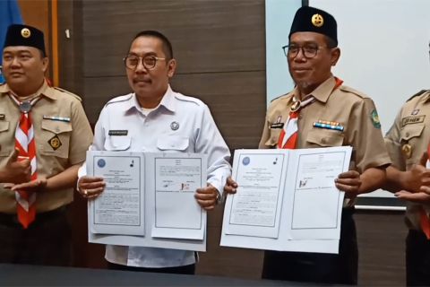 BNNK Cilegon gandeng Pramuka cegah bahaya narkoba di kalangan remaja