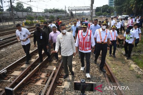 Groundbreaking perluasan Stasiun Tanahabang