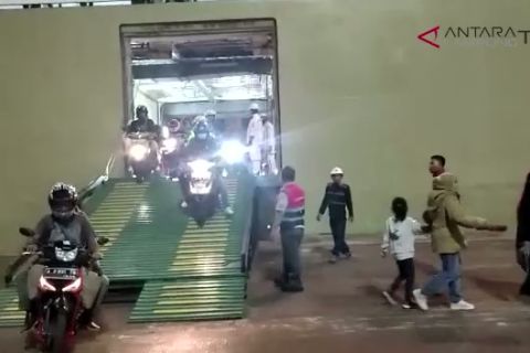 Pemudik motor apresiasi pelayaran Ciwandan-Panjang