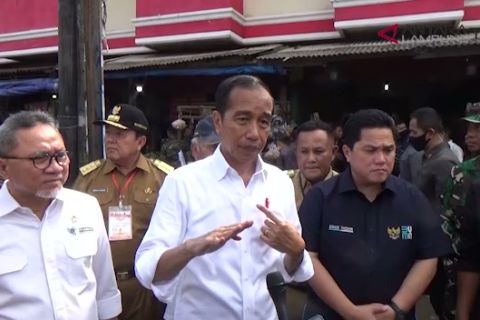 Presiden Jokowi lakukan kunjungan kerja ke Lampung
