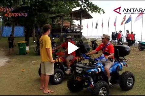 Polisi Turis amankan objek wisata di Lampung