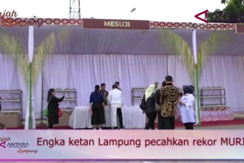 Engka ketan Lampung pecahkan rekor MURI