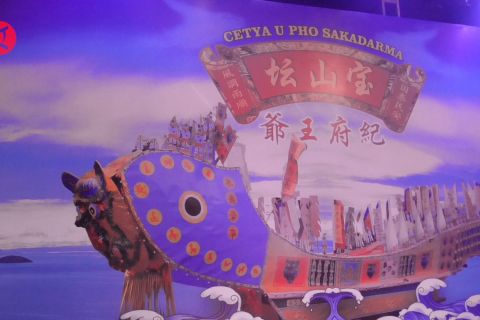 Tradisi bakar tongkang pengingat sejarah imigran Cina di Bagansiapiapi