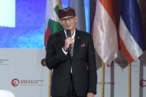 Sandiaga banggakan ekonomi kreatif RI tiga besar dunia di forum ASEAN