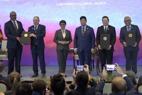 Menlu Retno: Indo-Pasifik jangan jadi teater rivalitas kekuatan besar
