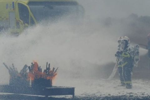 Pastikan keamanan bandara, 532 personel peragakan 3 adegan peristiwa