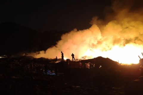 TPA sampah Bakung alami kebakaran di musim kemarau