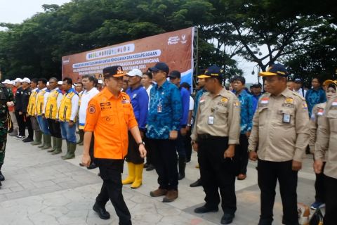 1000 personel bersiap di musim hujan, 9 daerah Sumsel rawan bencana