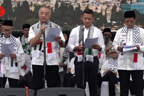 Tokoh lintas agama turut suarakan dukungan untuk Palestina