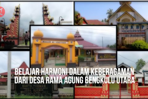 Belajar harmoni dalam keberagaman dari Desa Rama Agung Bengkulu Utara