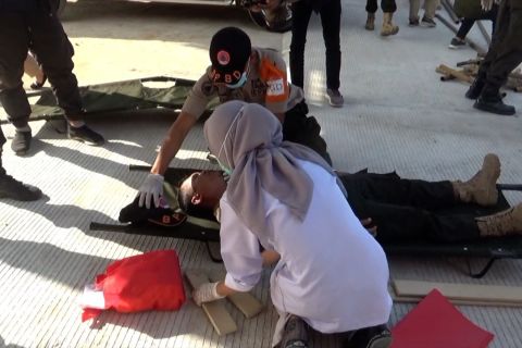 Uji kesiapan BPBD Padang tangani gempa dan tsunami lewat simulasi