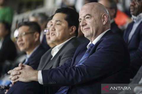 Ketum PSSI dan Presiden FIFA saksikan final Piala Dunia U-17