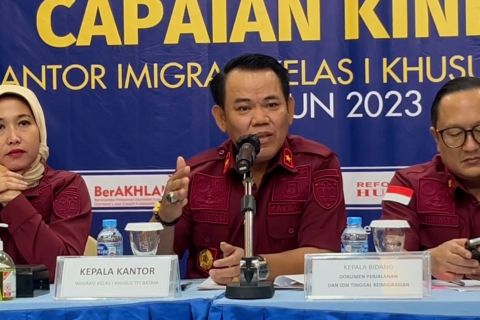 Realisasi PNBP Kantor Imigrasi Batam mencapai Rp141 miliar