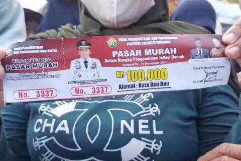 Pemprov Sultra gelar pasar murah di Baubau untuk cegah gejolak harga