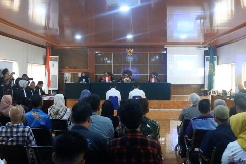 Sidang perdana kasus korupsi KONI Sumsel, terdakwa minta keringanan