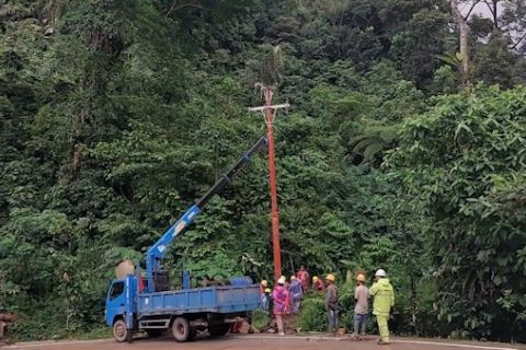 Pasca Banjir-Longsor, sistem kelistrikan di Pangkalan pulih