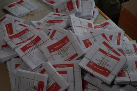 KPU Maros ajukan pergantian 1.266 surat suara pilpres yang rusak