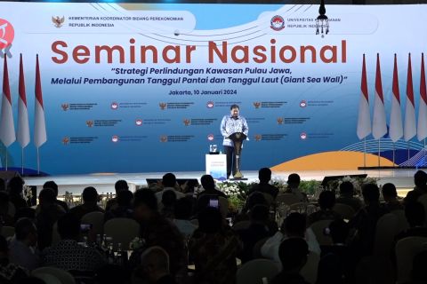 Pemerintah siapkan Giant Sea Wall sebagai mitigasi degradasi Pantura