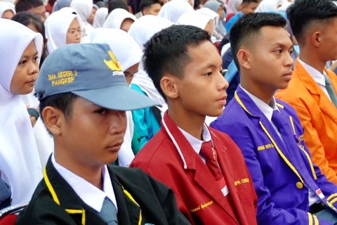 Siswa putih abu-abu se-Sulsel deklarasikan pemilu damai