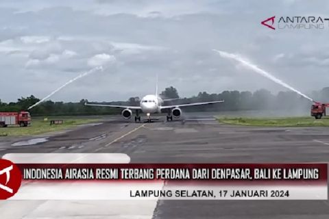 Indonesia AirAsia resmi terbang perdana dari Denpasar, Bali ke Lampung