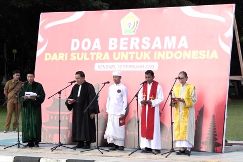 Pemprov Sultra gelar doa bersama mohon Pemilu damai
