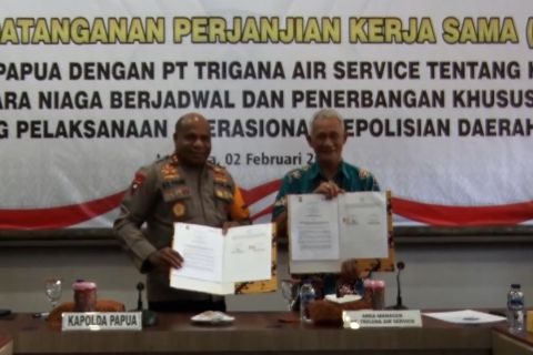 Polda Papua gandeng maskapai swasta angkut personel ke daerah rawan