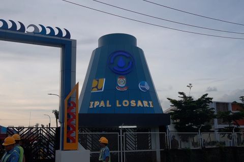 Presiden Jokowi resmikan IPAL Losari senilai Rp1,2 triliun