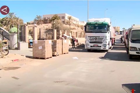 Bank Pangan Mesir salurkan bantuan makanan ke Gaza