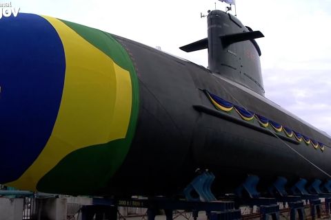 Brasil luncurkan kapal selam ketiga dalam kemitraan dengan Perancis