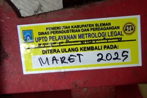 Sleman beri layanan gratis tera agar timbangan zakat fitrah akurat