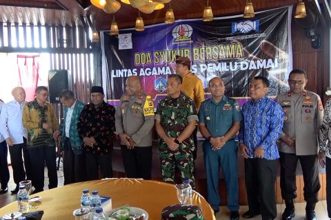 Polda Papua gelar do'a lintas agama ciptakan pilkada damai