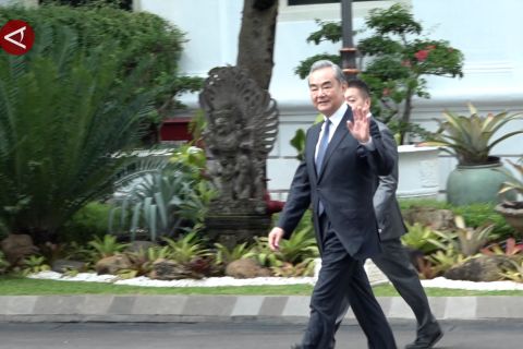 Menlu Retno ungkap isi pertemuan tertutup Jokowi dan Wang Yi