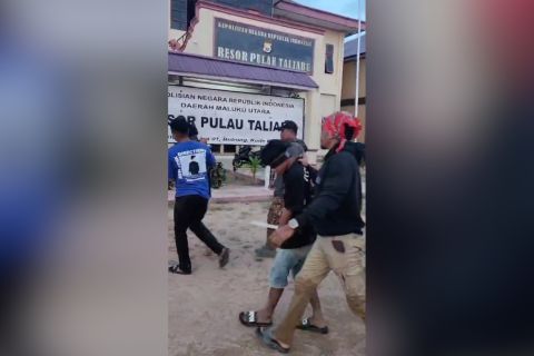 Polres Taliabu di Maluku Utara amankan pencuri kabel telekomunikasi
