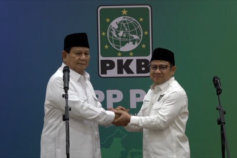Prabowo sambangi Kantor DPP PKB disambut Cak Imin, sinyal koallisi?