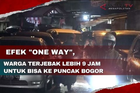 Efek "one way" warga terjebak lebih 9 jam untuk bisa ke Puncak Bogor