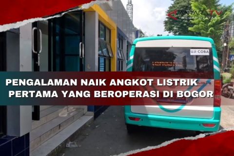 Pengalaman naik angkot listrik pertama yang beroperasi di Bogor