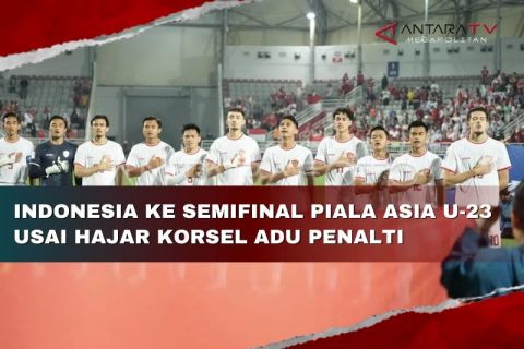 Indonesia ke semifinal Piala Asia U-23 usai hajar Korsel adu penalti