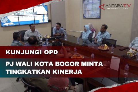 Kunjungi OPD, Pj Wali Kota Bogor minta tingkatkan kinerja