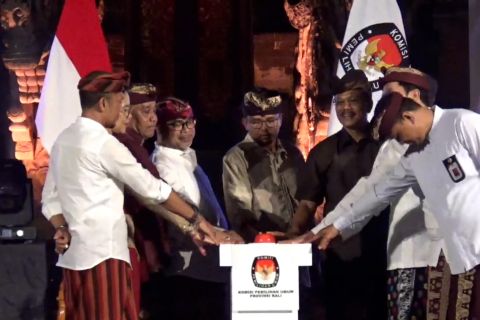 Luncurkan tahapan Pilkada, KPU RI tekankan kampanye hijau di Bali
