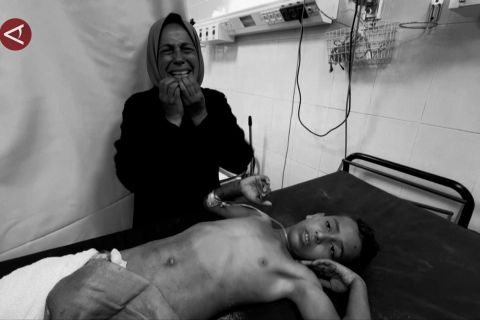 Anak-anak Gaza yang terluka tidak dapat bantuan medis