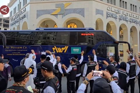 Jamaah Indonesia mulai bergerak dari Madinah ke Makkah