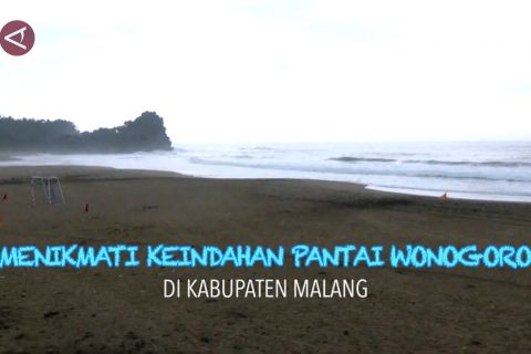 Menikmati keindahan pantai Wonogoro di Kabupaten Malang