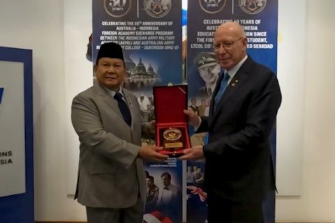 Bertemu Gubernur Jenderal Australia, Prabowo bahas pertukaran kadet