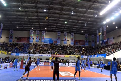 Tuan rumah PBS menang penuh di Proliga 2024 seri Palembang