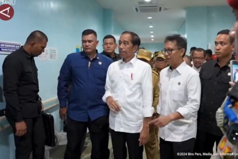 Tinjau BLUD RS Konawe, Presiden Jokowi apresiasi inisiatif pendanaan