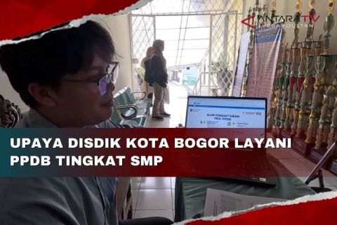 Upaya Disdik Kota Bogor layani PPDB tingkat SMP