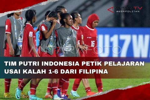 Tim putri Indonesia petik pelajaran usai kalah 1-6 dari Filipina