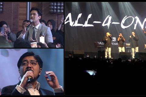 Bilal Indrajaya dan Christian Bautista ramaikan konser All-4-One