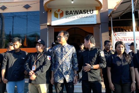 Bawaslu Tarakan resmikan posko kawal hak pilih Pilkada 2024